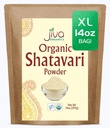 Jiva 유기 Shatavari 분말 14 Ounce 대량 가방 - Asparagus racemosus - 순수한 Ayurvedic 허브