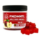 FNDMNTL 애플 아이더 Vinegar Gummies | Maitake, Shitake, Vitamin B12 | 1000 mg | 60 Count | 젤라틴 프리, 글루텐 프리, 비 GMO