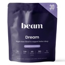 빔 드림 수면 파우더, L-Theanine, Apigenin, Reishi 및 마그네슘, 세 번째 파티는 깊은 수면, 휴식 및 회복, 자연 수면 지원, 30 서빙을위한 자연 수면 보조 및 수면 보충을 테스트했습니다.