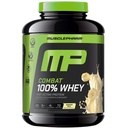 MusclePharm 전투 100 % Whey Protein Powder, 바나 우유 풍미, 빠른 회복 및 근육 이득 Whey Protein Isolate, 여성 및 남성, 글루텐 무료, 5 파운드, 70 서빙