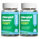 몸 냄새 Deodorant*, Immune 지원을 위한 설탕 자유로운 Chewable Chlorophyll를 위한 2 팩 Chlorophyll Gummies 여성 Vegan Non-GMO, 120 조사