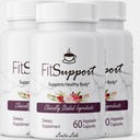 FitSupport 알약, 특별한 커피 반복, 건강한 적당한 급행, 임상으로 장식한 성분, 진보된 Spresso 공식, 60 식물성 캡슐 (1개의 병)를 지원합니다