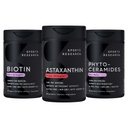 스포츠 연구® 건강한 피부와 머리 지원 - 코코넛 오일, 트리플 강도 Astaxanthin 12mg, 및 Phytoceramides 350mg Softgel · Non-GMO · Vegan · 글루텐 프리