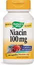 자연의 방법 Niacin, 100 캡슐 (포장 4)