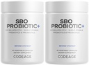 Codeage SBO Probiotics, 서빙 당 100 억 CFUs, 멀티 스트레인 Soil 기반 Organisms 혼합 및 유기 발효 식물 혼합, 선반 - 2 팩