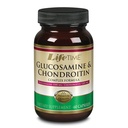 LIFETIME Glucosamine Chondroitin Complex | 지원 이동성, 합동 & 회복 | 1500mg 글루코사민, 1200mg Chondroitin | 60 캡슐