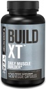 Jacked Factory Build-XT Daily Muscle Builder & Performance Enhancer - 근육 건물 근육 강화 및 성장을위한 보충 | 상표가 붙은 재료 Peak02, ElevATP, & Astragin - 120 Veggie 알약