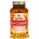 Infinity Turmeric Capsules, High Potency Curcumin Supplement, Black Pepper 및 Ginger, Raw, Vegan Gluten Free와 USDA 인증 유기 보충