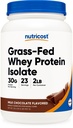 Nutricost Grass-Fed Whey Protein Isolate (Chocolate) 2LBS - 비 GMO, 글루텐 무료, 자연 풍미