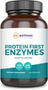 Reignite Wellness by JJ Virgin | Protein First Enzymes | Pepsin & Enzyme Supplement를 이용한 베타인 HCI | 구트 헬스, 다이제스트, 오카시 블로팅 및 가스 지원 | 60 캡슐