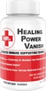 Herp Rescue Healing Power Vanish, 여성용 면역 지원, 버섯 보충, 순수한 Shiitake Mushroom, Beta Glucan, 레드 마린 조류, 60 캡슐