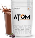 아염 영양 AS-IT-is Atom Whey Protein 1kg/35.2 Oz Digestive Enzymes | 정확도 및 순도 인증 미국 Labdoor | Cafã© Latte flavor | 27g Protein Cross-Flow Microfiltered Gluten-Free