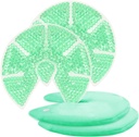Hot/Cold Breast Gel Bead Ice Pack Breast Cooling/Heat Pads Relief for Breastfeeding, Nursing Pain, Mastitis, Engorgement, Swelling, Plugged Ducts | Boost Milk Let-Down & Production,2 Pack (그린)