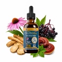 MunoMax - 고급 면역 지원 보충교재 - 더 나은 흡수를 위한 액체 납품 - Echinacea, Astragalus, Reishi, Goldenseal, Elderberry & 더!