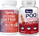 프랑스 마리타임 소나무 껍질 추출물 200 mg Liposomal Saffron 보충 교재