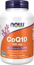 CoQ10 와 Hawthorn 베리 채식, 100 mg, 지금 음식
