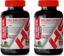 Liver 지원 보충교재 우유 이틀 - 가득 차있는 몸 Detox 및 Cleanse Complex 920 MG - 우유 이틀 간 지원 - 2개의 병 200의 캡슐