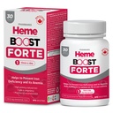Hemeboost Forte 34.8 mg (696 mg Heme Iron) I 30 정제 I 높은 힘 자연적인 철 보충교재 I 높은 흡수 & Stomach에 Gentle I 임신에 있는 사용을 위한 철 약 & 안전한