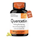 Sandhu의 Quercetin 채식 캡슐은 120 개 (팩 1)를 보충합니다 | 면역 지원 및 호흡 건강, 계절 알레르기 지원을위한 Bioflavonoids | 남자와 여자를위한 Quercitin