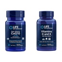 생명 연장 슈퍼 Ubiquinol CoQ10 향상 된 Mitochondrial 지원 및 비타민 D 및 K 바다 - 면역, 비타민 D3