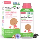 Wellements 유기 변비 6 개월 + 아기 및 유아 (4 Fl Oz)에 대한 지원 | USDA 인증 및 Gentle Constipation Relief * 디스펜서와 Harsh Laxatives와 유아를위한