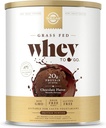 Solgar Grass Fed Whey to Go, Chocolate - 2.3 lb - Grass-Fed Whey Protein Powder - rBGH Free, Non-GMO, 글루텐 무료 - 36 서빙