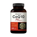 NatureBell CoQ10 300mg with Omega 3, 240 캡슐 - 120 일 공급 | 안정적인 높은 흡수 형태 - 심장 및 에너지 건강을위한 산화 지원 - 추가 강도 Coenzyme Q10 보충