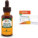 허브 Pharm Kids Mullein Garlic 오일 및 Boiron ColdCalm 아기는 콜드 증상 완화, 1 Fl Oz 및 30 카운트에 대한 드롭