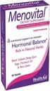 HealthAid Menovital – Hormonal Balance 지원을위한 Twice-Daily 초본 보충 | 60 채식 정제 | 비 GMO 및 글루텐 프리