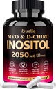 Bualle Myo-Inositol & D-Chiro Inositol 보충교재 (40:1) 여자를 위한 지원 호르몬 균형에 혼합