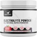 Natural Electrolyte Powder | 소금 기반, 실제 과일 주스! 인공 성분 없음, 제 3 자 시험 | 40 인분