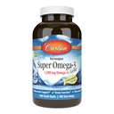 Carlson - 최고 Omega-3 주옥, 1200 mg Omega-3s의 심혈관 지원, 뇌 기능 & 시각 건강, 노르웨이인, 180 연약한 젤