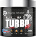 블랙 시리즈 터보 HP 사전 운동 | Flavoured, Advanced Formula | Boost Energy and Performance | 45 서빙, 450 그램 (Regular, Blue Raspberry)