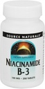 Source Naturals Niacinamide B-3 100mg 대사 지원 - 250 정제