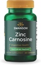 Swanson Ultra 아연 Carnosine (PepZinGI) - 60 캡슐 - 위장 건강, 소화 지원 및 Stomach 미생물 균형을위한 천연 보충