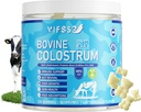 잔디 Fed Colostrum 보충교재 2000mg의 120의 Gummies 설탕 자유로운 40% IgG Bovine Colostrum Gummies + Probiotic, Multivitamin etc. Immune 지원, Gut 지원, 머리 & 피부