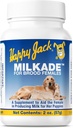 HAPPY JACK Milkade Dog Breeding & Nursing Supplies, 여성 개를위한 우유 생산 보조 & 비타민 B1 (2 온스)와 임신 예비 비타민