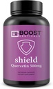 BoostCeuticals Quercetin 200 500mg Vegan 캡슐 – 비 GMO 글루텐 자유로운 산화 방지제 Bioflavanoid 없음 - 6 달 이상 공급