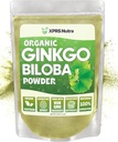 XPRS Nutra 유기 은행나무 Biloba 분말 - Gingko Biloba Cognition에 대 한 보충제 - Vegan Friendly Ginkoba Biloba 유기 - 면역 부스트 Ginkgo Biloba 분말 (8 oz)