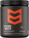 MTN OPS Yeti Pre-Workout 분말 Creatine, 200mg Caffeine & Beta Alanine, 30-Serving Tub, 블랙 체리와 함께 에너지 음료