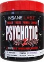 Insane Labz Psychotic War Zombie High Stimulant Pre Workout Powder, Extreme Lasting Energy, Beta Alanine, L-Arginine, 30 서빙 (Grape)와 초점 및 펌프