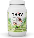 Thriv THriV 영양 - 유기 식물에 근거한 단백질 분말, 초콜렛 또는 바닐라, Vegan, 글루텐 자유로운, 비 GMO, 낙농장 자유로운, (2.5lb/1,140g) 분말 (Vanilla)