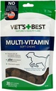 Vet's Best Multi-Vitamin Soft Chew Dog Supplements - 개를위한 비타민 - 개 물리 및 정신 건강 지원 - 30 일 공급