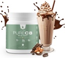 팀키토 C8 MCT 오일 분말 –Chocolate Hazelnut Ketogenic MCT Coffee Creamer- Vegan-Friendly, Gluten Free & Made in GMP Compliant, FDA 등록 시설 - 커피 차 및 단백질 쉐이크 270g