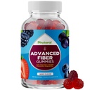 성인을위한 고급 섬유 Gummies - Gut & Digestive 건강을위한 Prebiotic Support & Coconut Oil과 Chicory Root Supplement - Stomach Regulation & Immune Aid 용 수용성 Digestion 캡슐 - 60 Ct