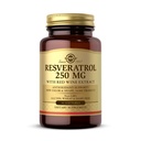 Solgar Resveratrol 250 mg 레드 와인 추출 - 30 Softgels - 산화 방지제 지원 - 비 GMO, 글루텐 무료, 낙농장 무료 - 30 서빙