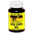 자연의 혼합 Cod Liver 기름 100 Softgels