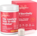 FiberDaily Delicious 섬유 분말 - 유기 Psyllium Husk, Agave Inulin & Sunfiber® Guar Gum Strawberry Lemonade 음료, 설탕 자유로운, 수용성 섬유, Prebiotic 섬유 보충교재, 채식주의자, 30의 서빙