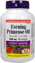 Webber Naturals의 저녁 Primrose 오일 500mg 180 softgels