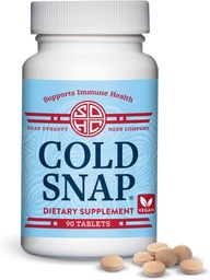 Snap Dynasty Cold Snap - 90ct 태블릿, Vegan Plant 기반 면역 지원 보충